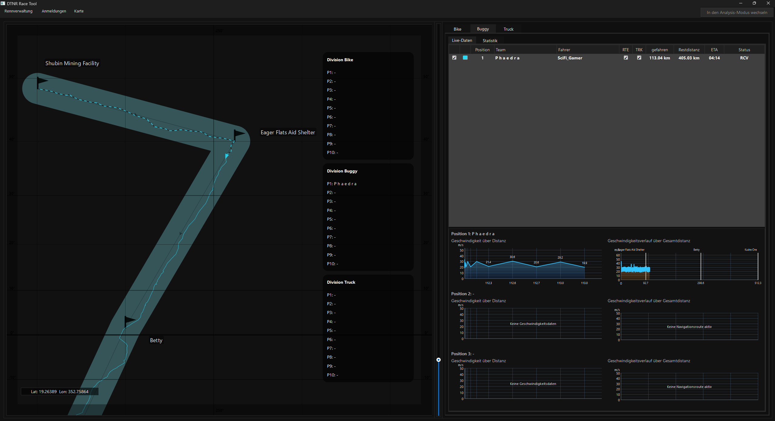 Race Tool Screenshot 1